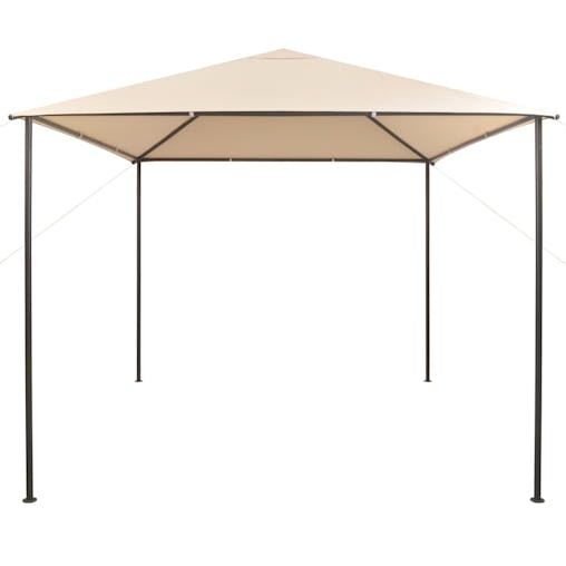 NNEVL Gazebo Pavilion Tent Canopy 3x3 m Steel Beige