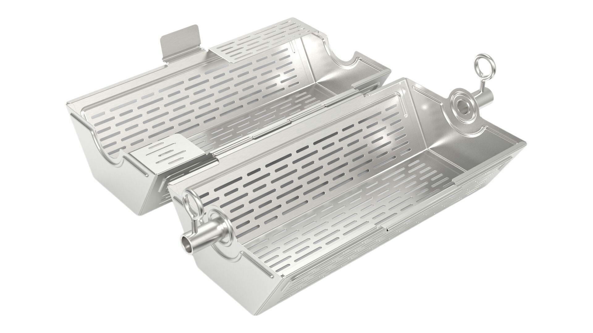 Vida by PADERNO Rotisserie Grill Basket For Cooking Grids