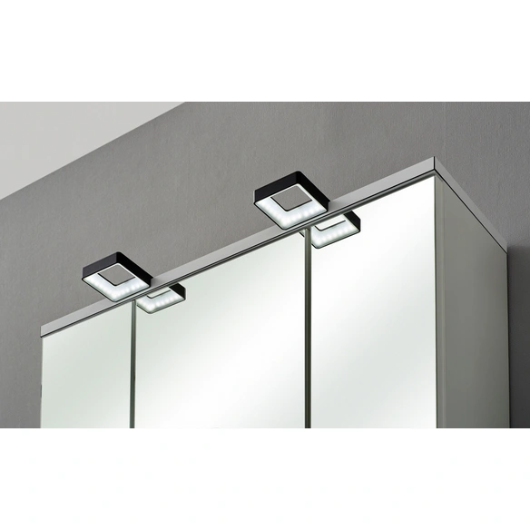Spiegelschrank »Quickset 930«, BxHxT: 65 x 70 x 20 cm, 3-türig, weiß hochglanz