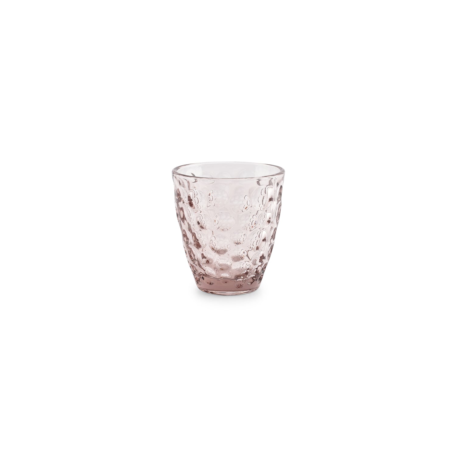 Ona - Glas 22cl roze Bubble - Set van 4