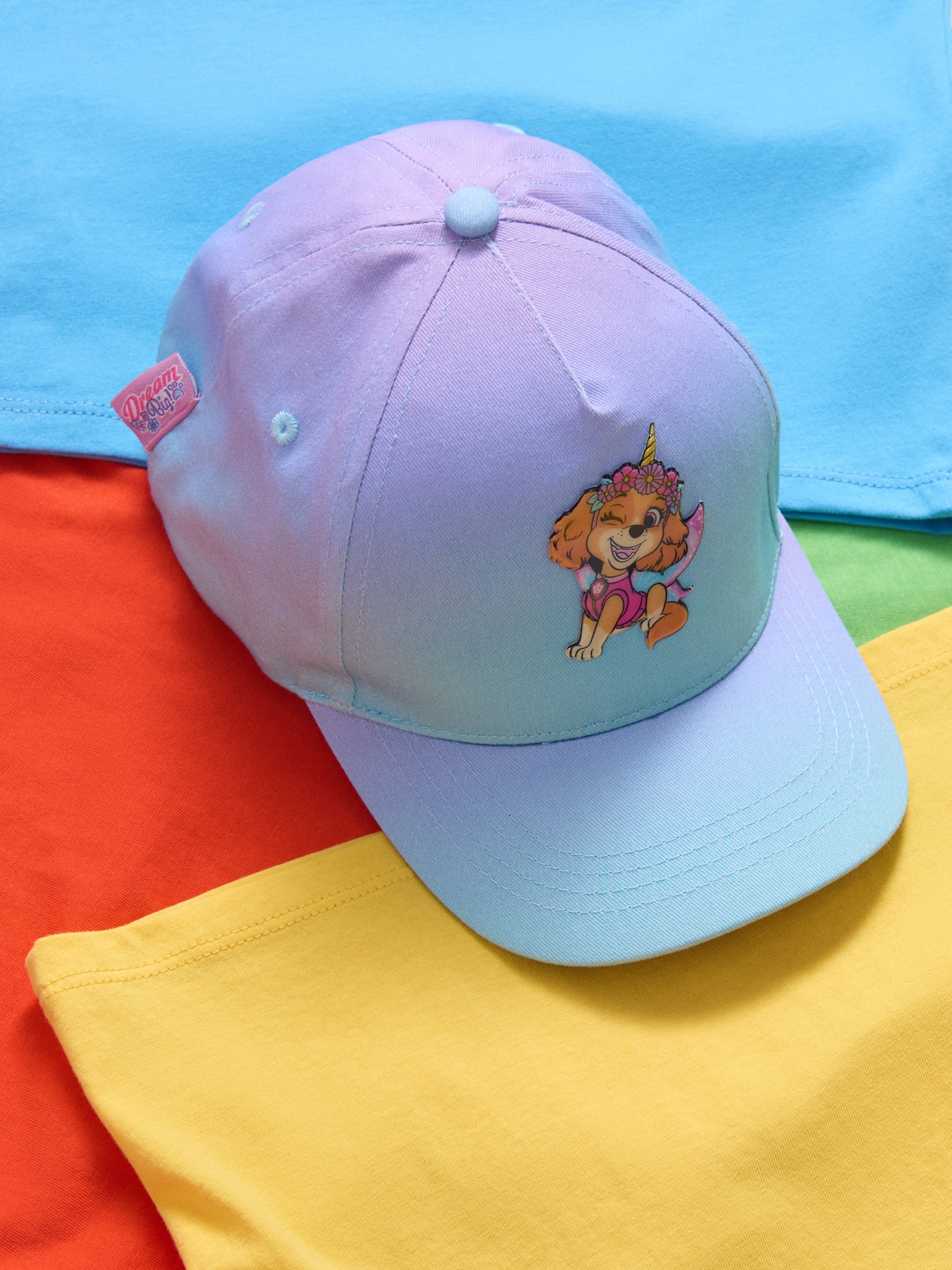 Bawełniana czapka ombre z naszywką PAW Patrol