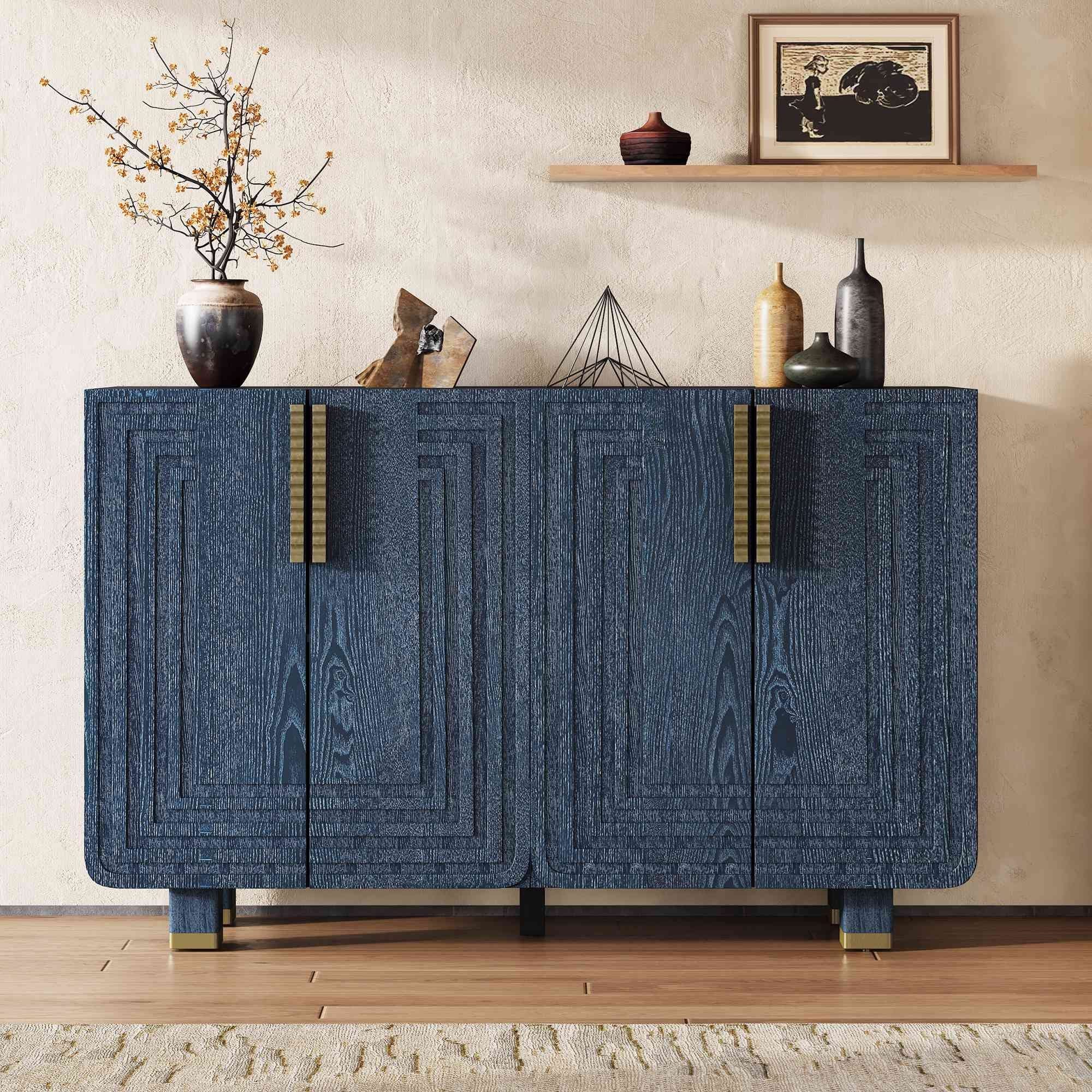 Wooden Decorative Cabinet with Storage