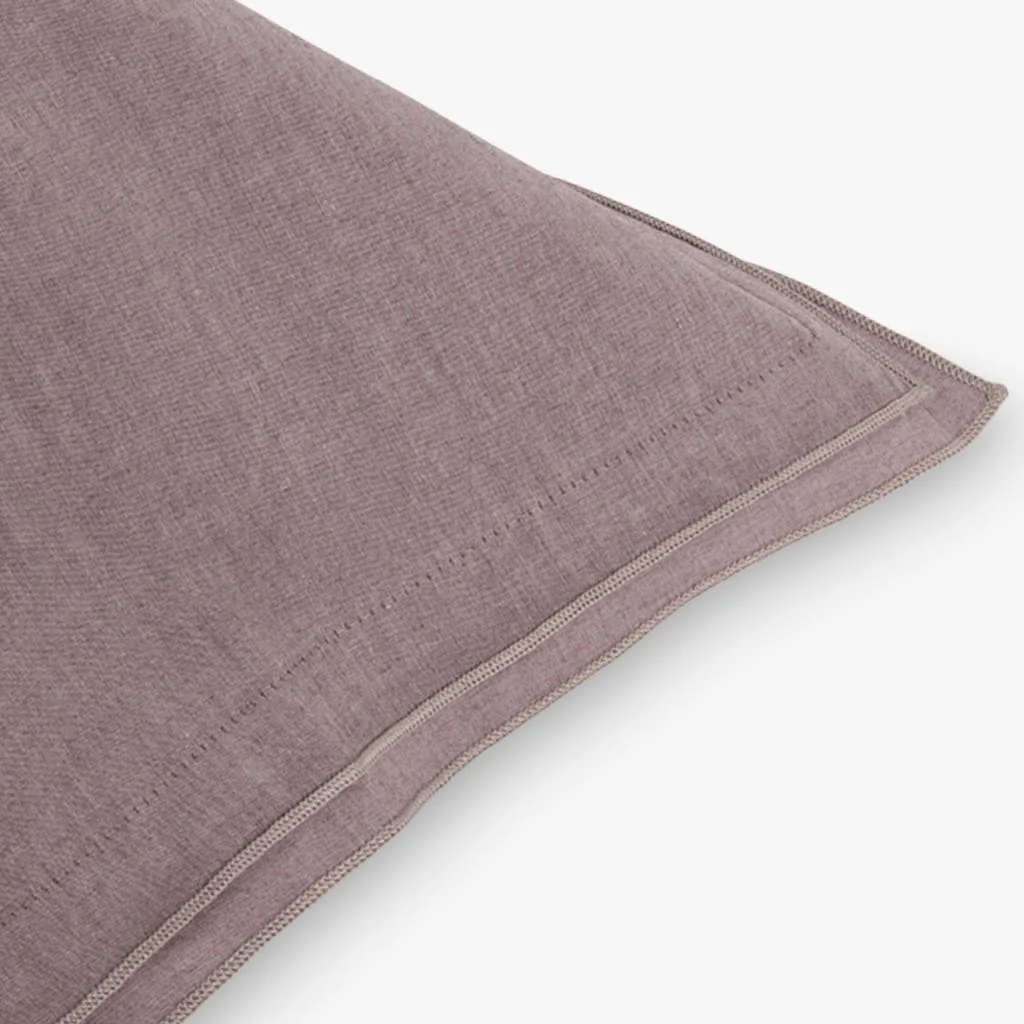 Fronha de almofada de algodão bege 45x90cm GRÀCIA