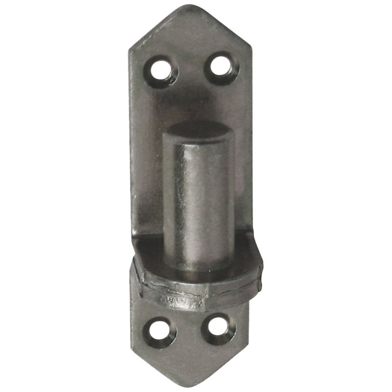 Gond à appliquer en métal bichromaté Ø 18 x 35 mm 2 pièces TEKNIBOX