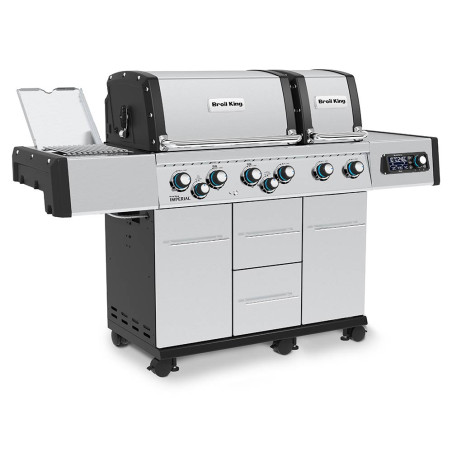 Barbecue gaz connecté Imperial QS 690 IR   rôtissoire - Broil King