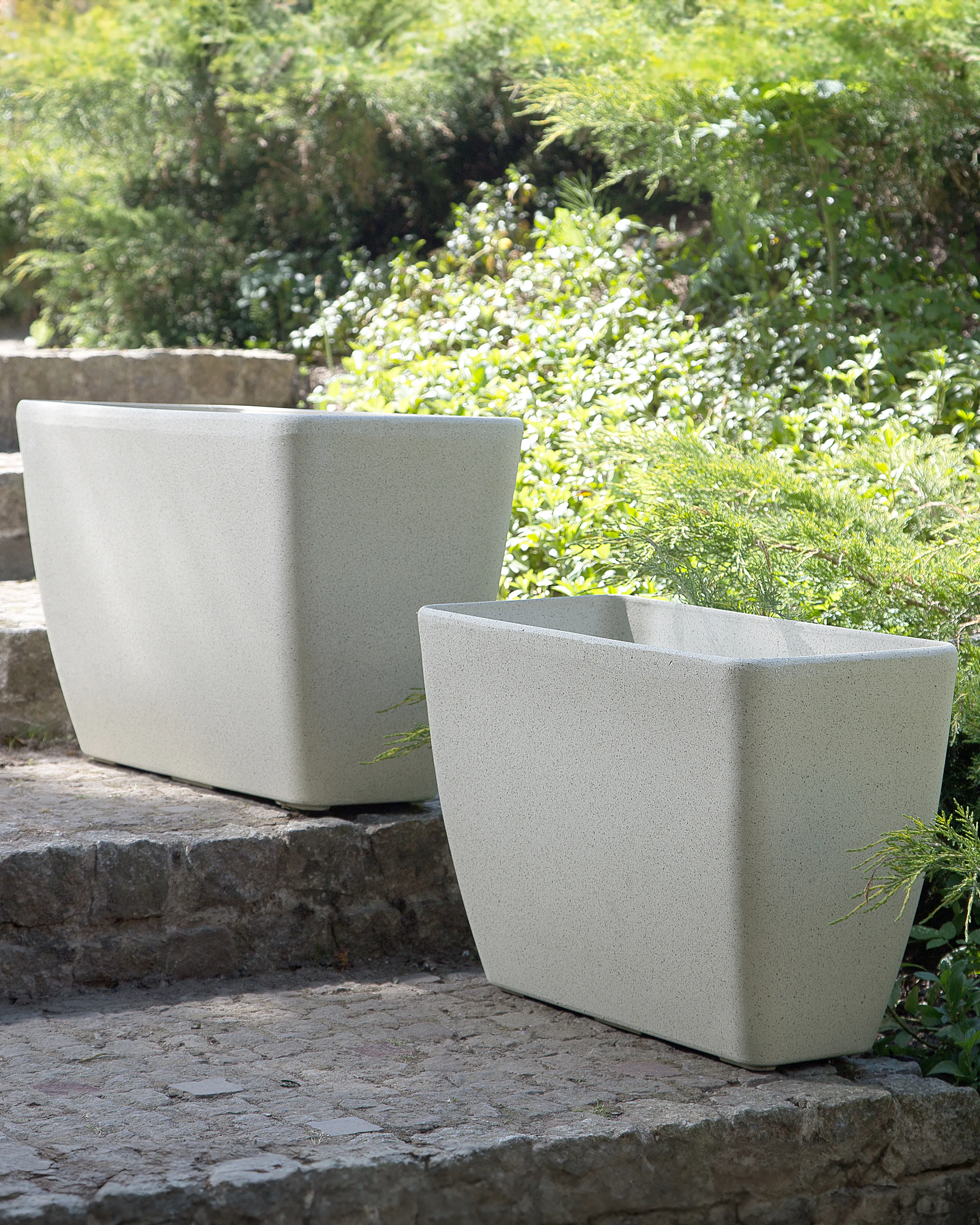 Plant Pot BARIS 74 cm Light Beige