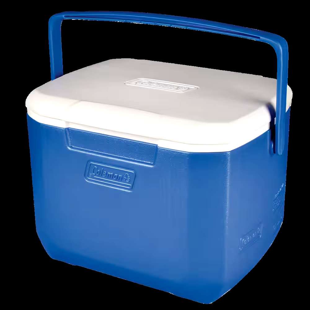 Coleman Chiller 16-Quart Hard Cooler, Portable Travel Cooler, Ocean Blue, 15.1-L