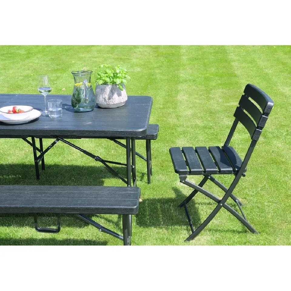 ERRO Klapstoel - Bistrostoel - houtlook - 2 stuks