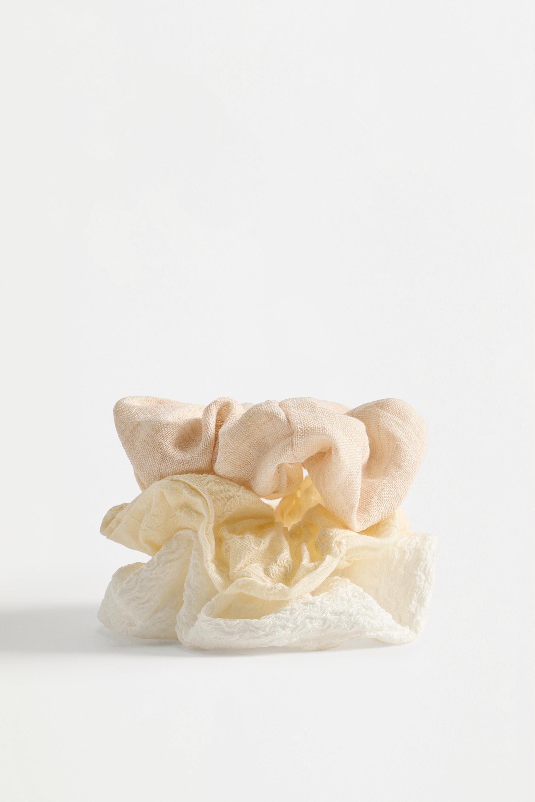 Scrunchies combinados (Pack 3)