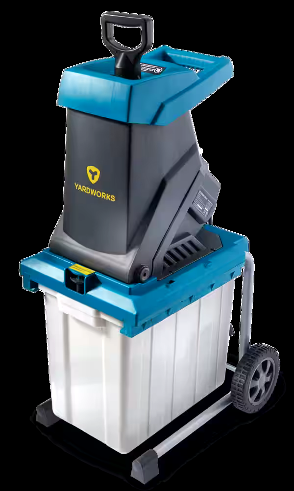 Yardworks YF8010 1.54-in 15A 120V Electric Corded Garden Shredder/Chipper