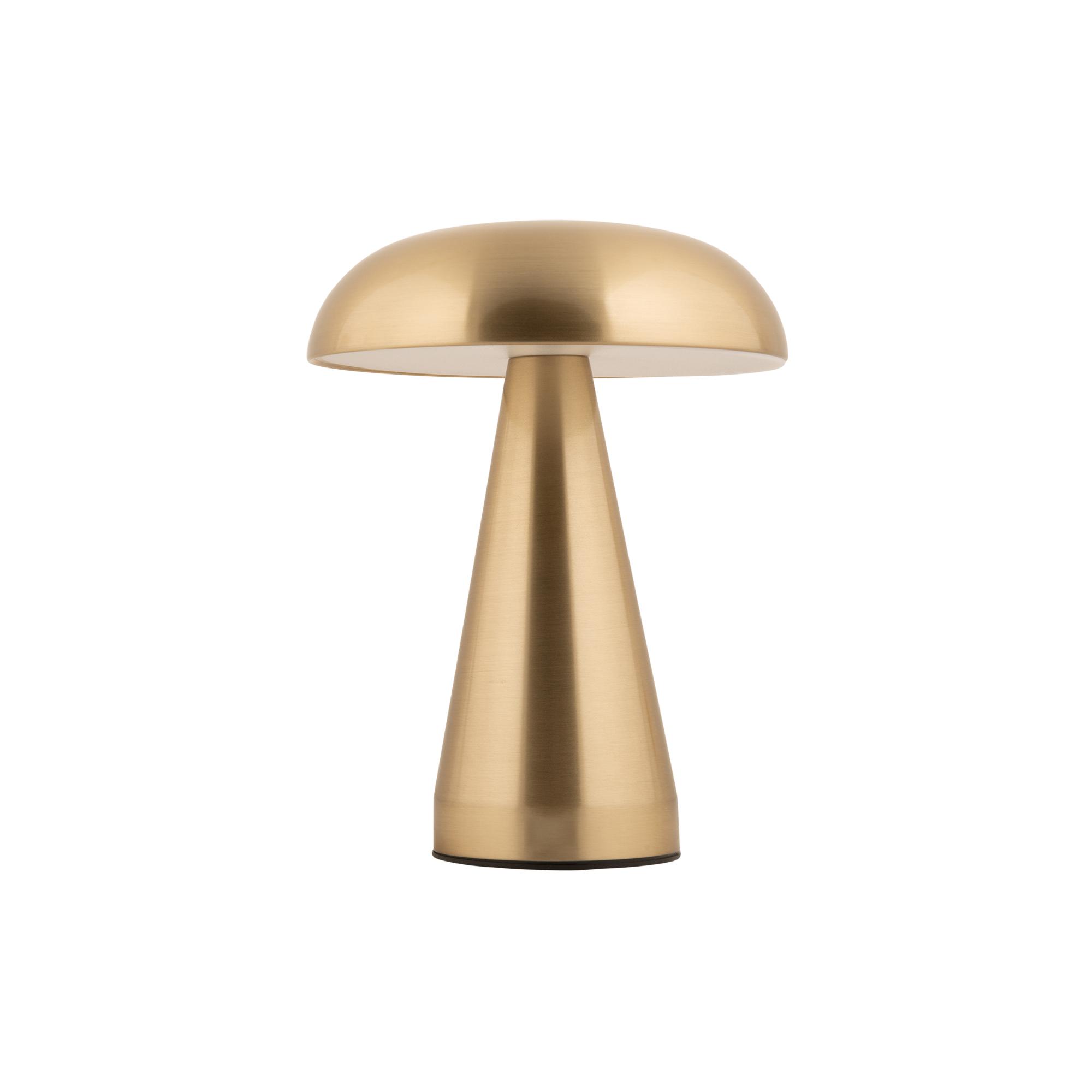 Leitmotiv tafellamp Rachel LED - goud - 15.5x15.5x20.5cm - Paddenstoellamp