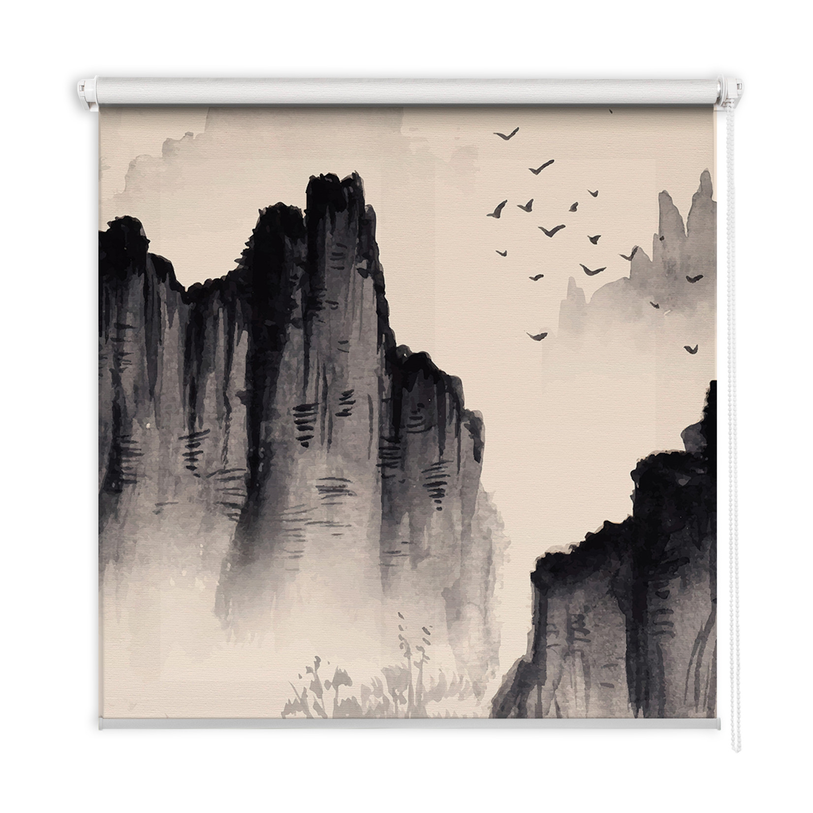 Roleta wewnętrzna - 50x50 cm -Skały Japandi