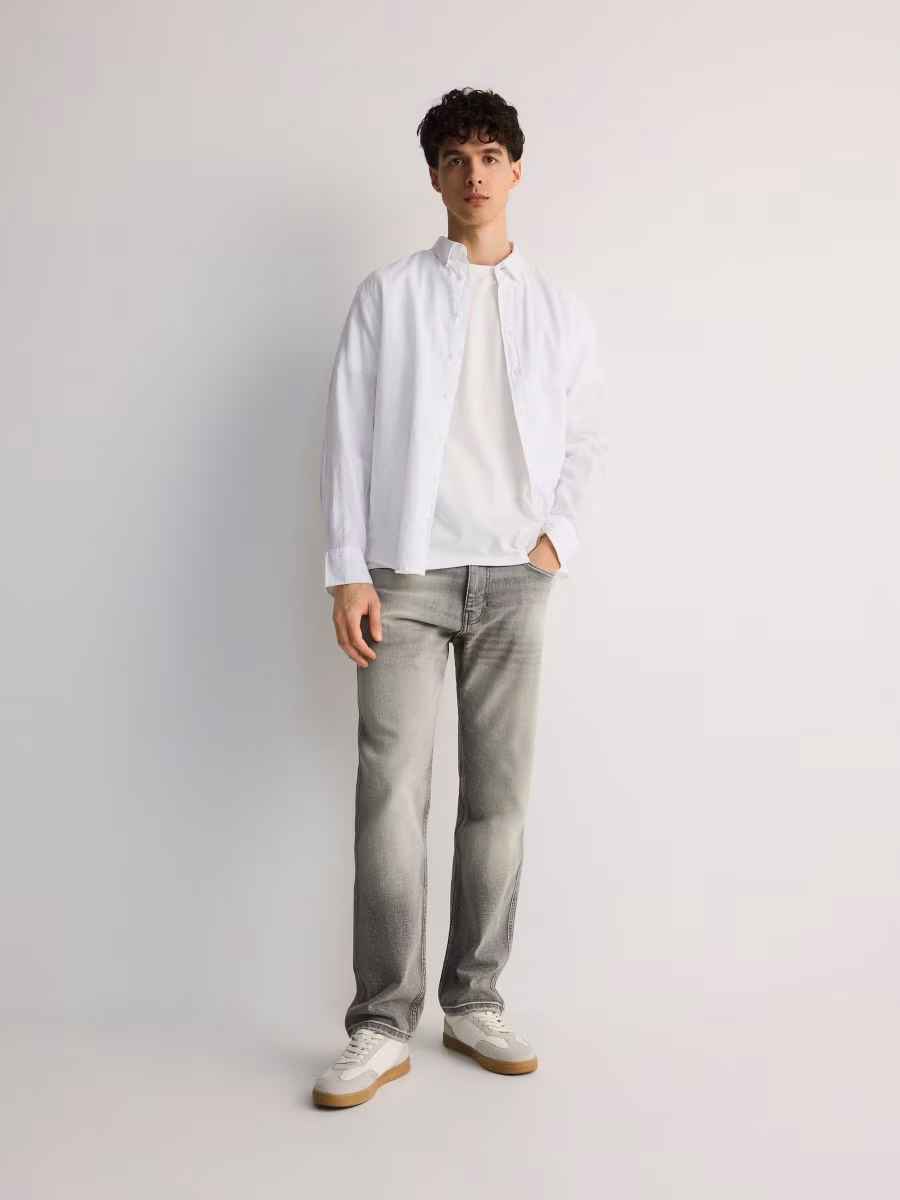 Regular Fit Linen Rich Shirt