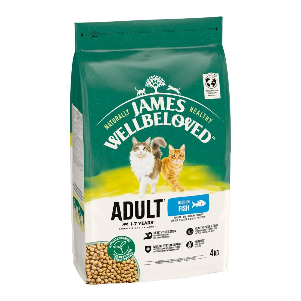 James Wellbeloved Adult Cat Hypoallergenic Fish & Rice