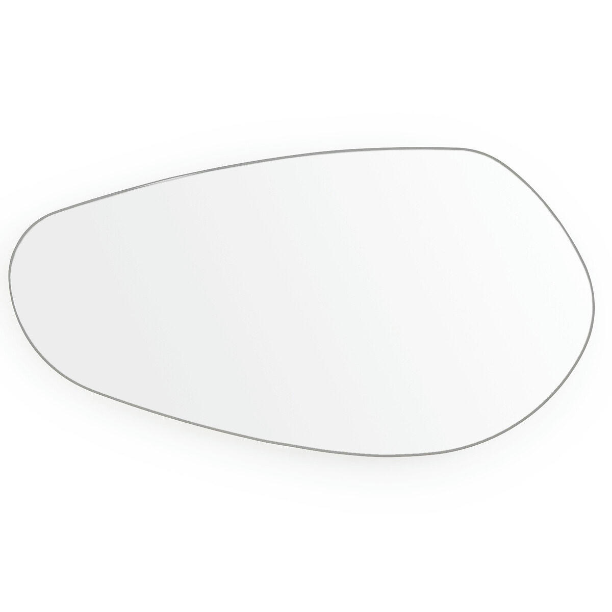 Miroir organique en nickel satiné, Lido