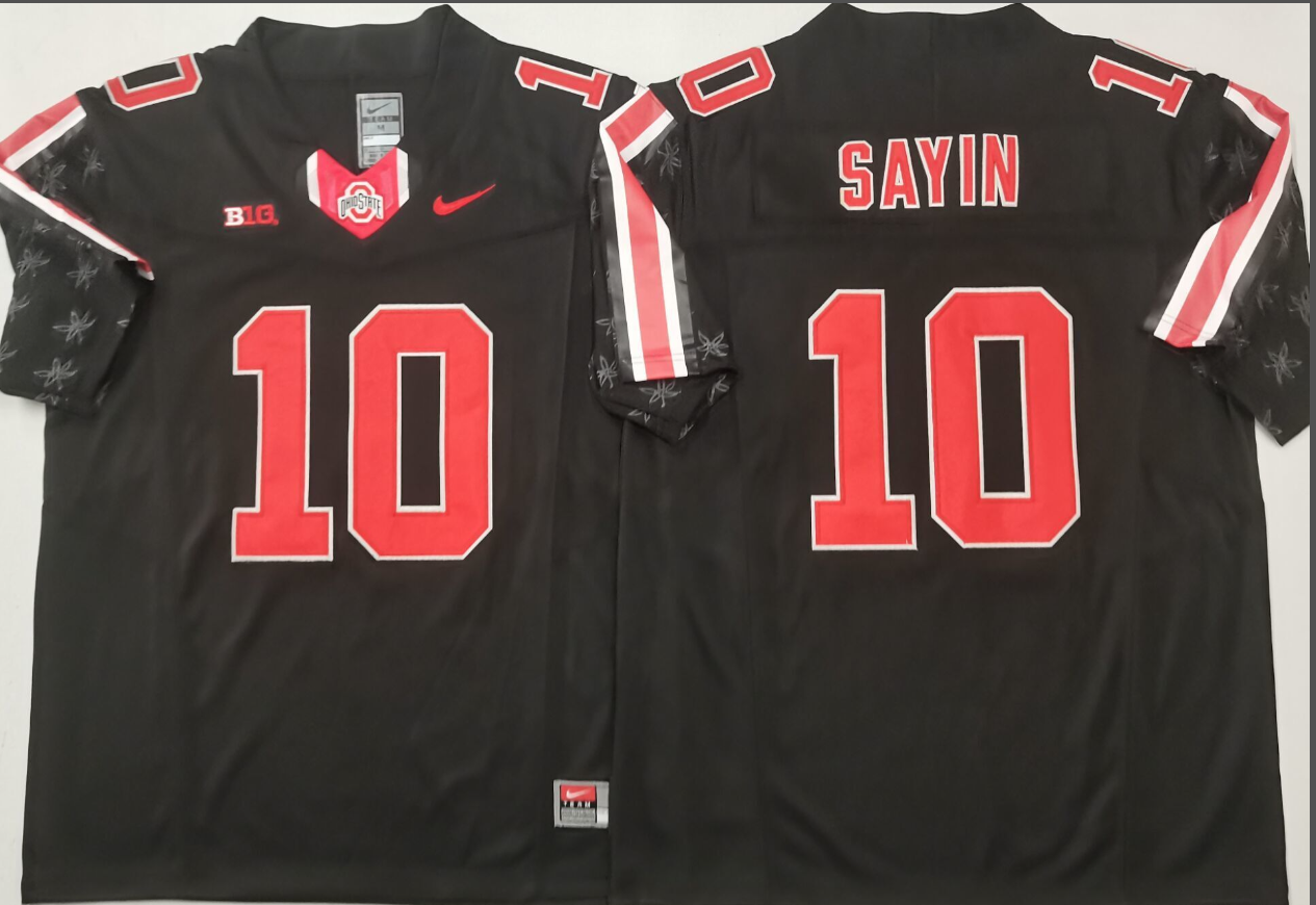 Julian Sayin NCAA Ohio State Buckeyes Nike Vapor Limited Jersey