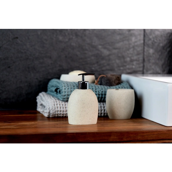 Seifenspender »Puro«, Polyresin, beige