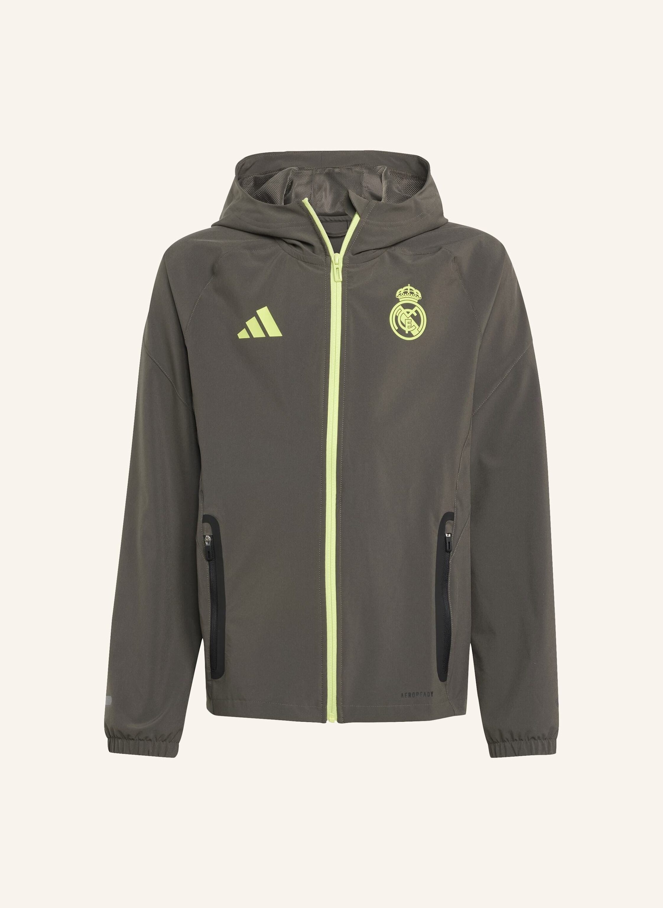 adidas REAL MADRID TIRO 25 COMPETITION VIS TECH KIDS TRAVEL JACKE