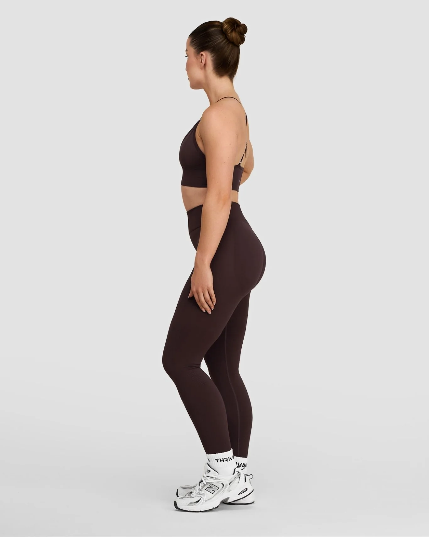 Elevate™ Sculpting Mid Waist Scrunch Leggings | Coffee