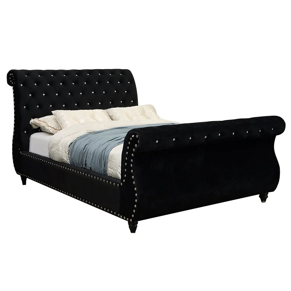 Kai 5 Pc. Queen Bedroom Set w/ Chest in Black