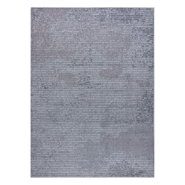 Dywan HEOS 78596 srebrny / róż LINIE 120x170 cm
