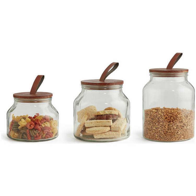 Habitat Set of 3 Glass Jar Set