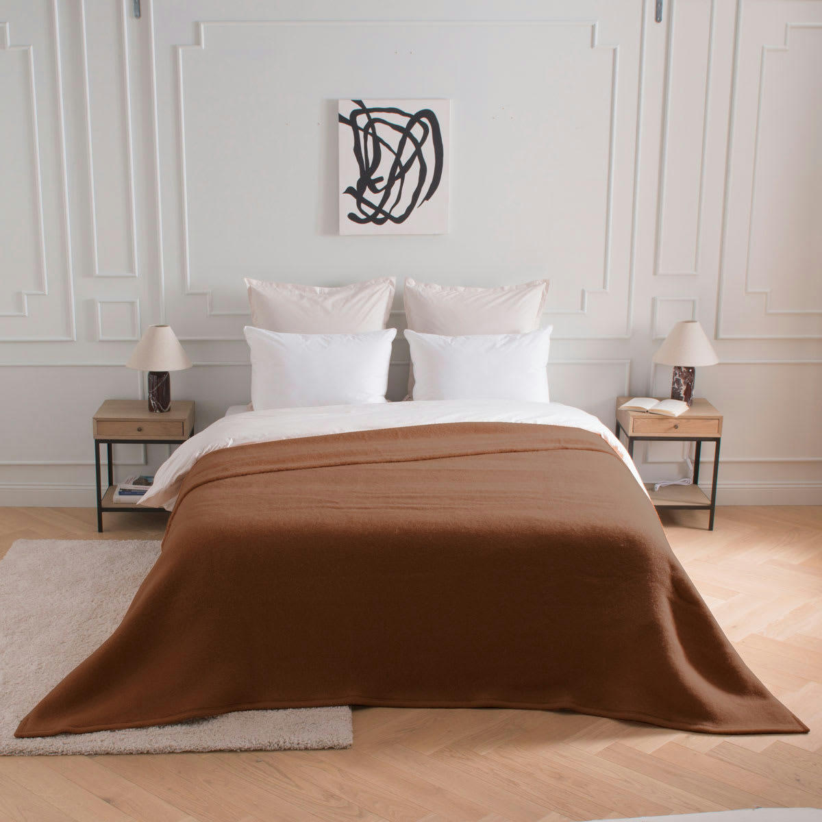 - Couverture Morzine Chamois 220x240 cm - DODO