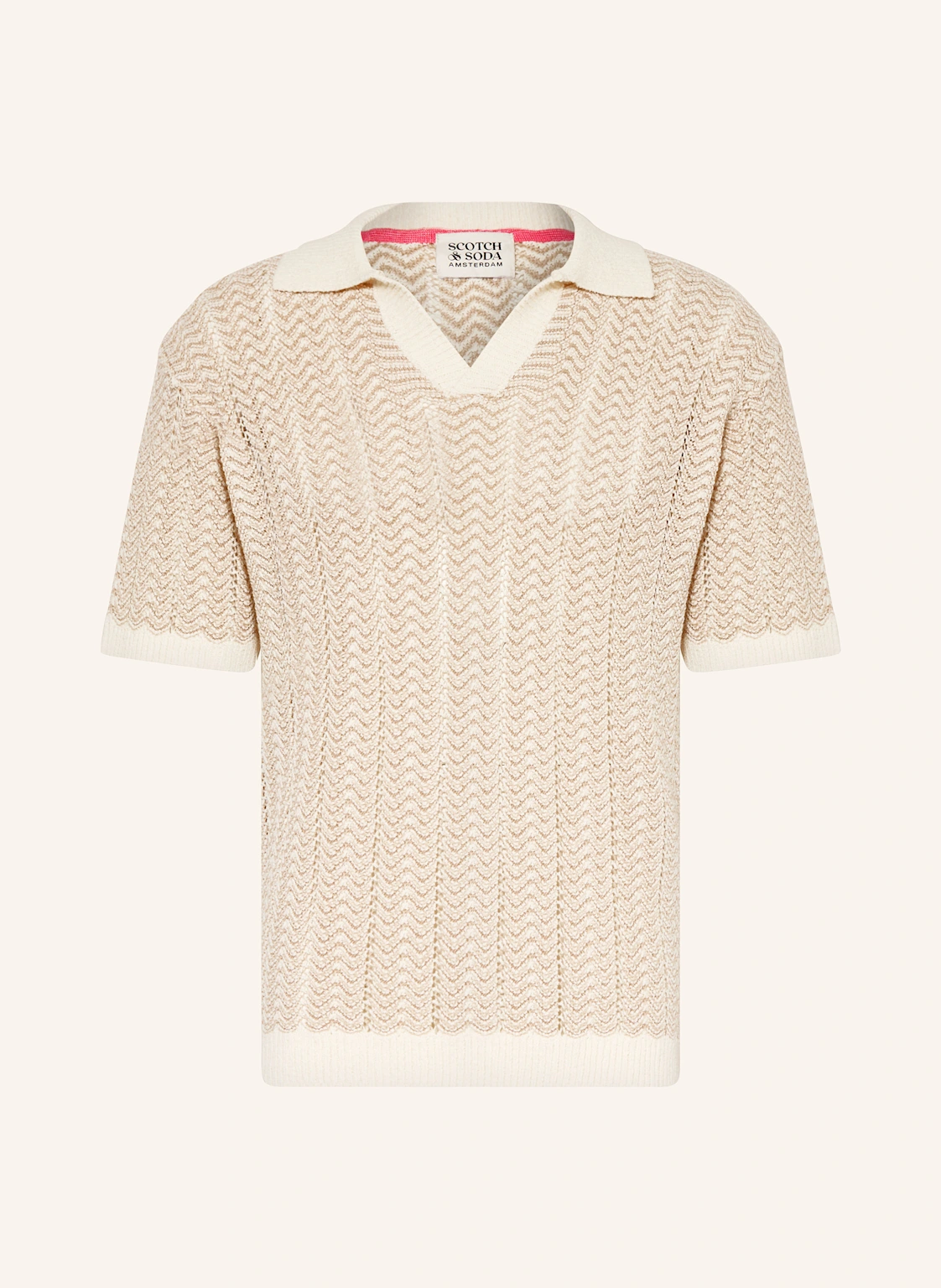 SCOTCH & SODA Strick-Poloshirt