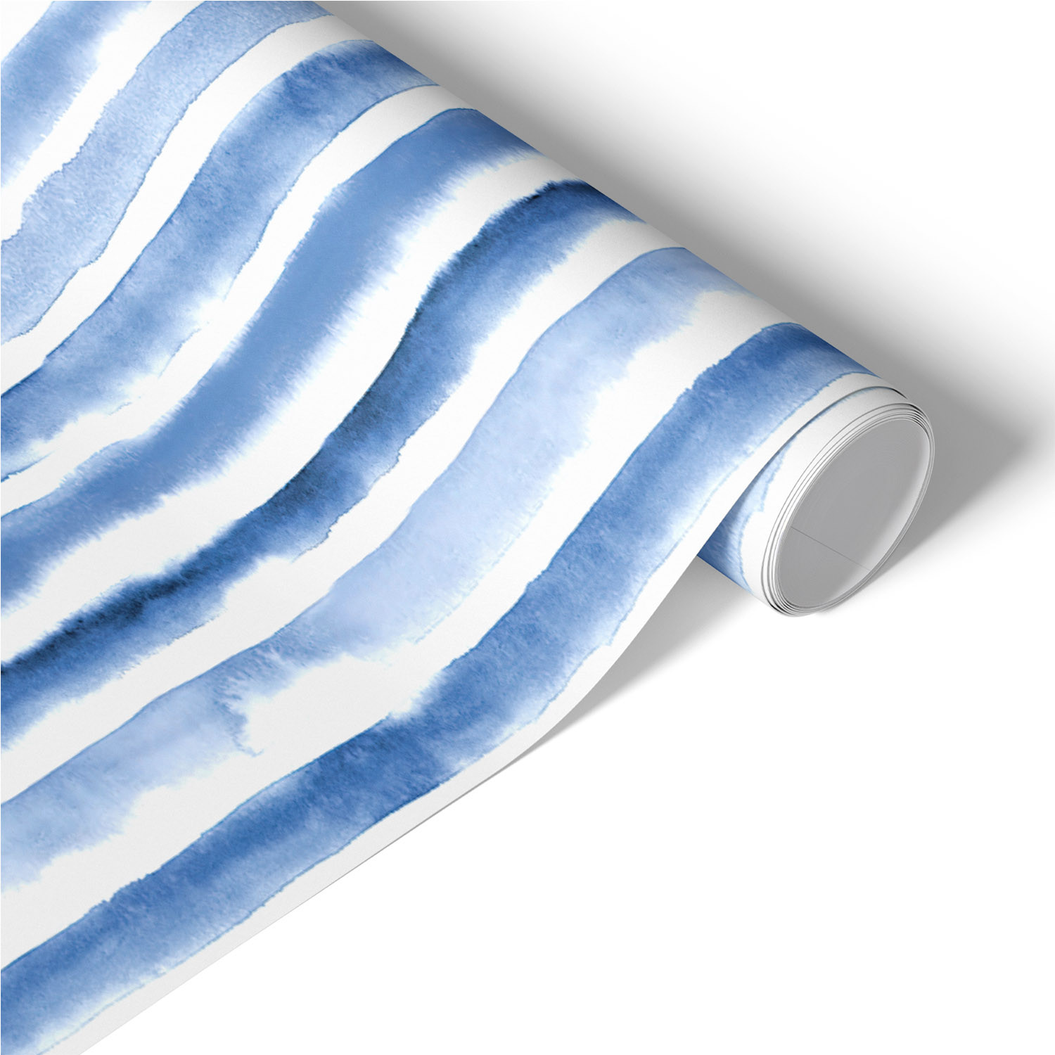 Okleina meblowa Błękitne pasy 50x100 Folia samoprzylepna Laminat