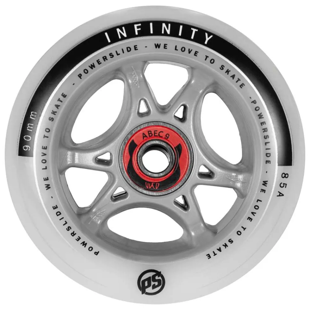 Powerslide Infinity 90 rtr abec9/spacer skates wheels 4 units