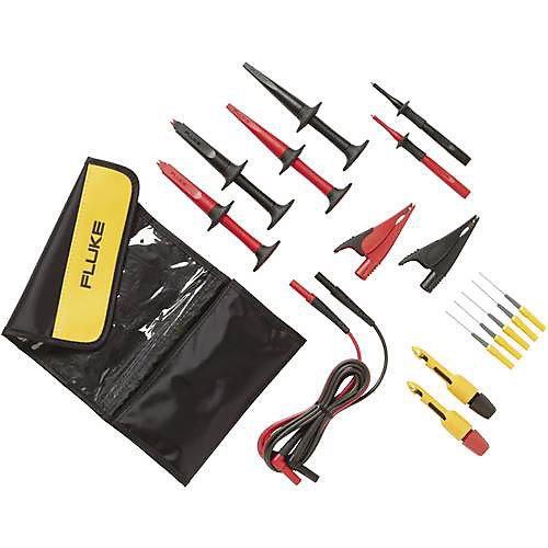 Fluke TLK282-1 Set de cordons de mesure de sécurité pour automobile, banane mâle 4 mm, 1,5 m