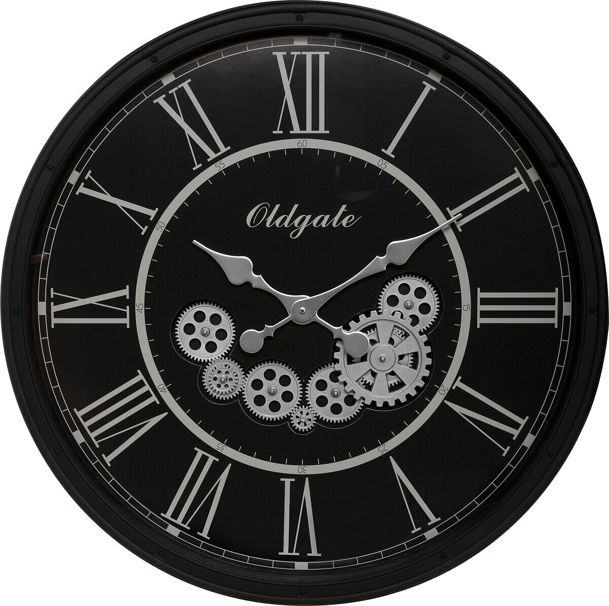 Relógio de parede meca loann preto