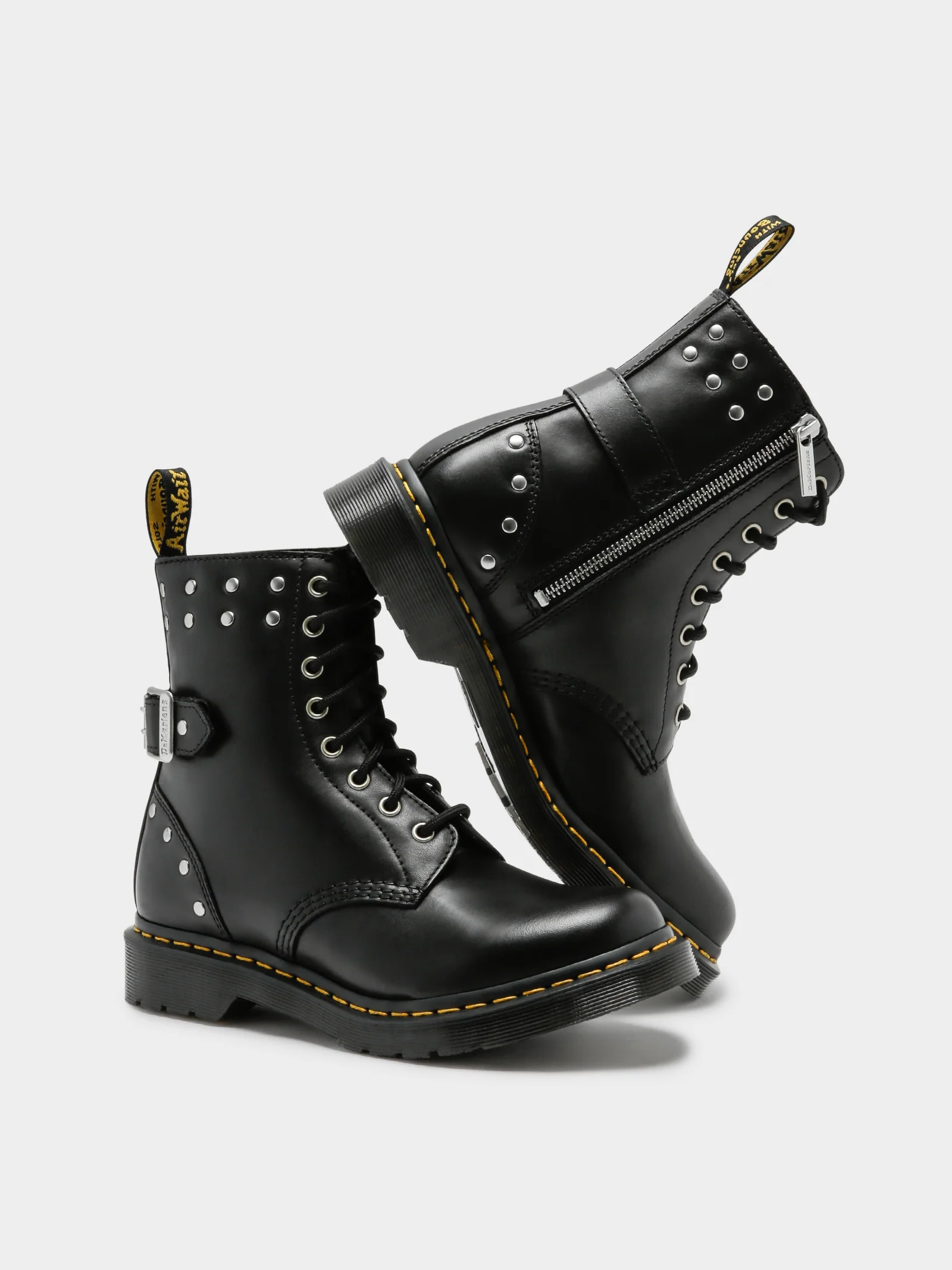 Womens 1460 Pascal Hardware Nappa Leather Boots
