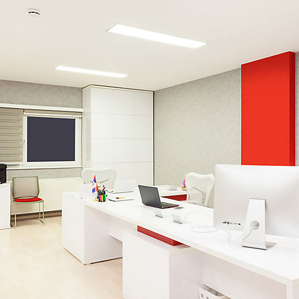 Kit en Saillie BLANC pour Panneau LED 120x30 Slim - SILAMP