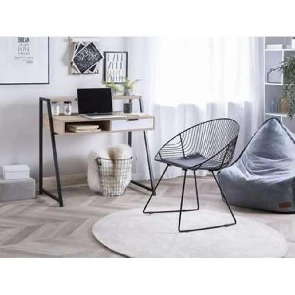 CALVIN - Bureau - Lichte houtkleur - MDF