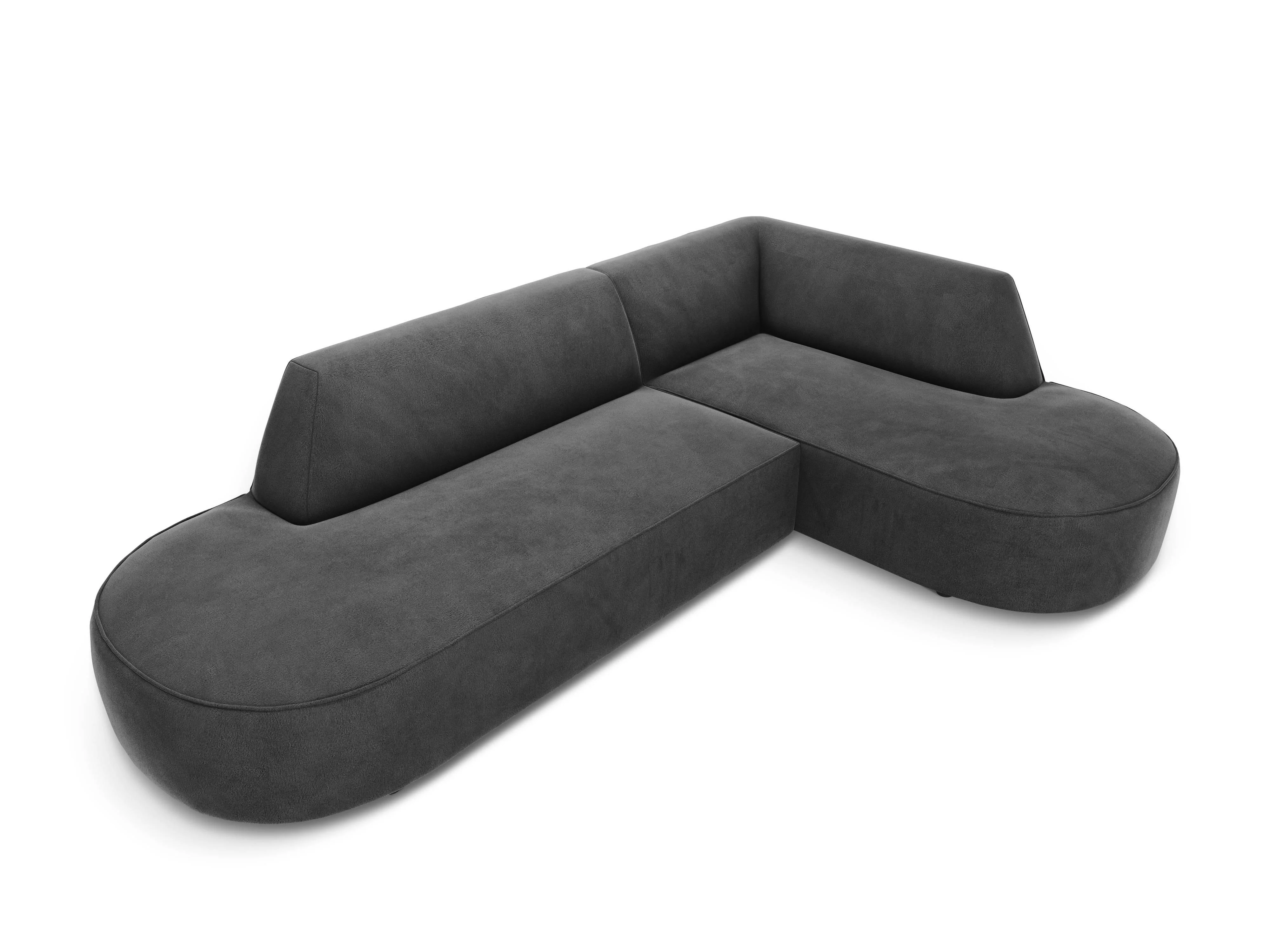 Hoekbank Charles Lounge velvet rechts