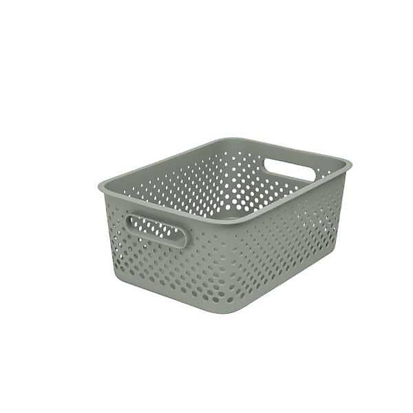 Grand Panier de rangement élégant Taille L - Vert
