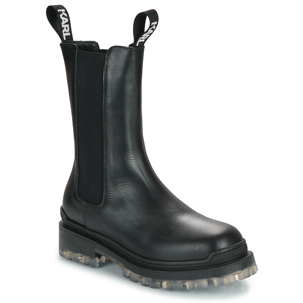 Karl Lagerfeld - BIKER II LONG GORE BOOT - Black