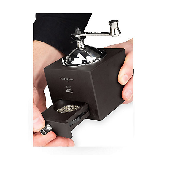 Moulin à poivre manuel 13 cm en bois chocolat Roellinger