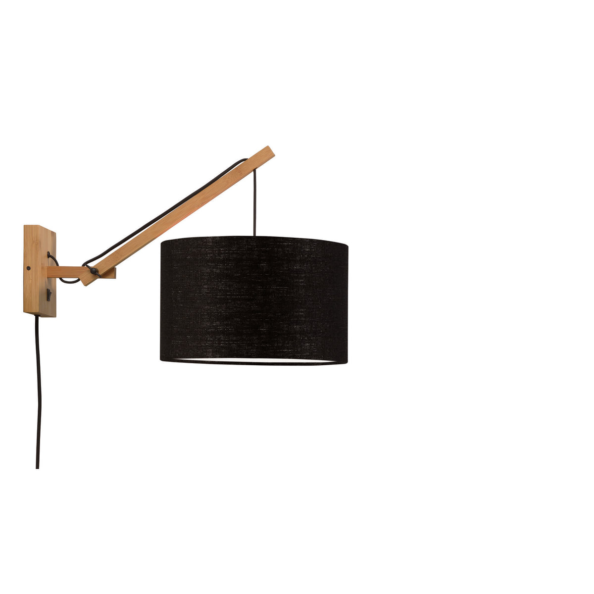 GOOD&MOJO wandlamp Andes - bruin - Ø32cm