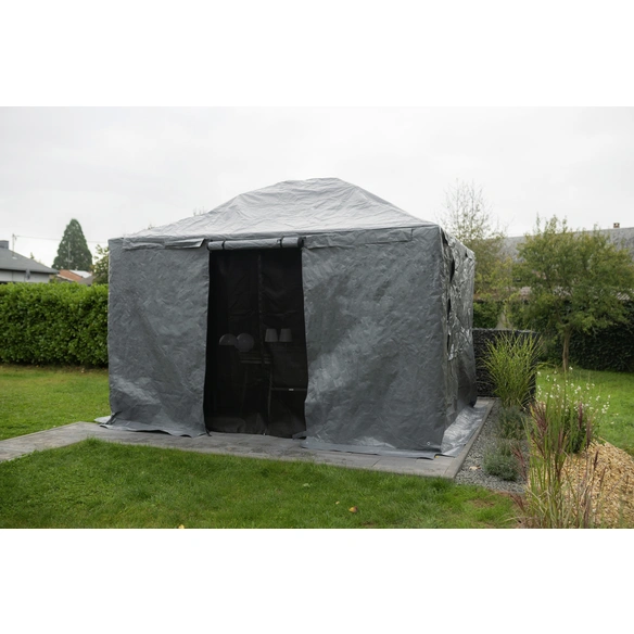 Winterabdeckplane, grau, geeignet für: Pavillon 12x16