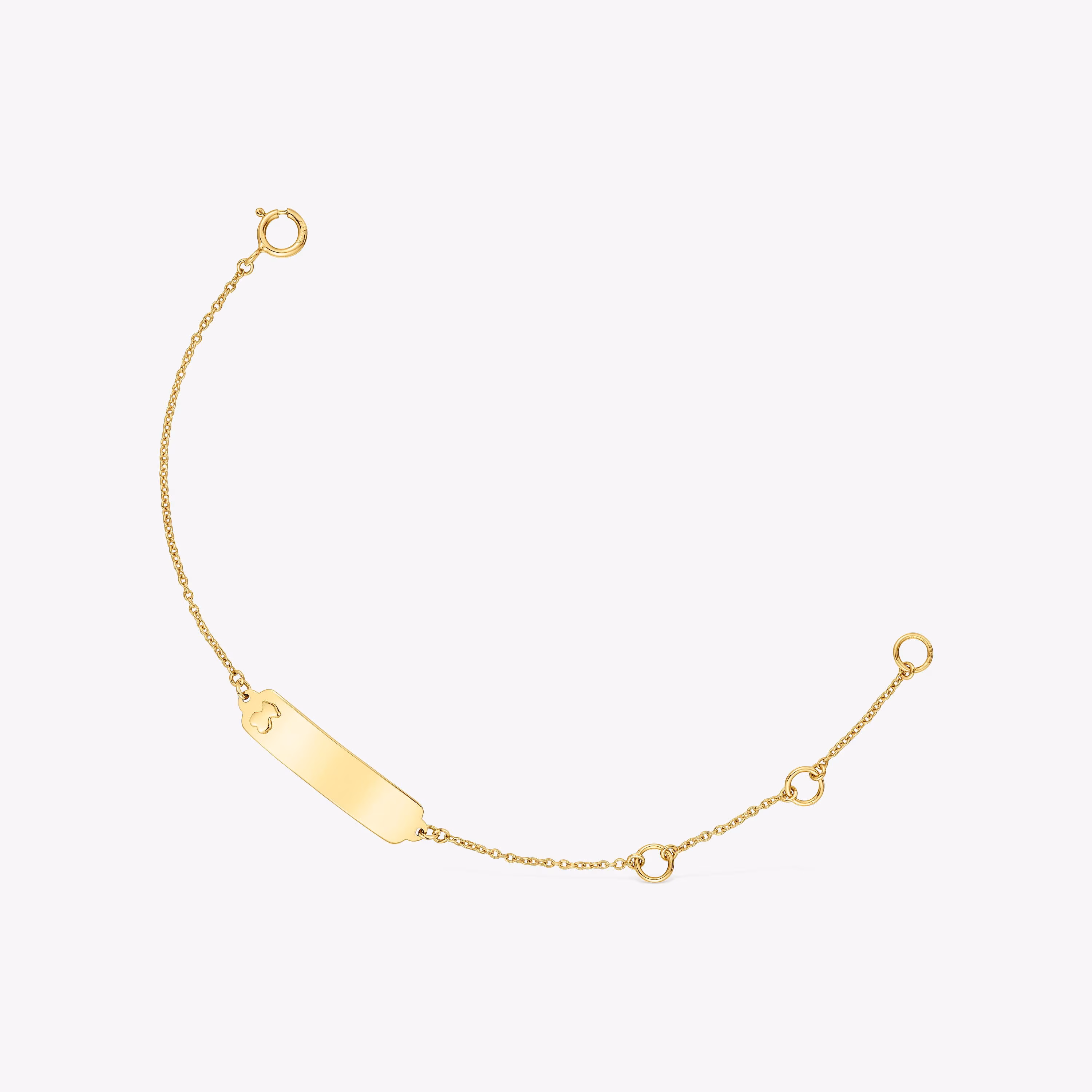 Pulsera placa de oro TOUS Baby