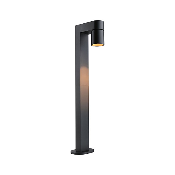 Borne lumineuse LED Kimu favorable aux insectes IP44 cylindrique 822mm 2200K 7,8W 500lm 230V 70 Anthracite Aluminium