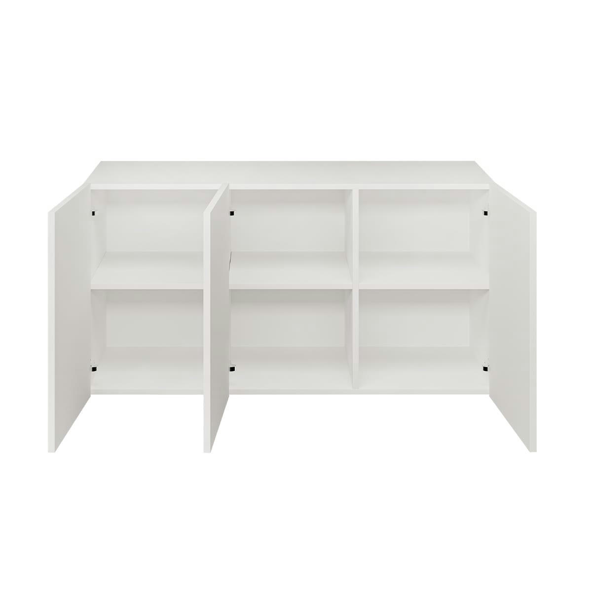 - Buffet mural 3 portes blanc