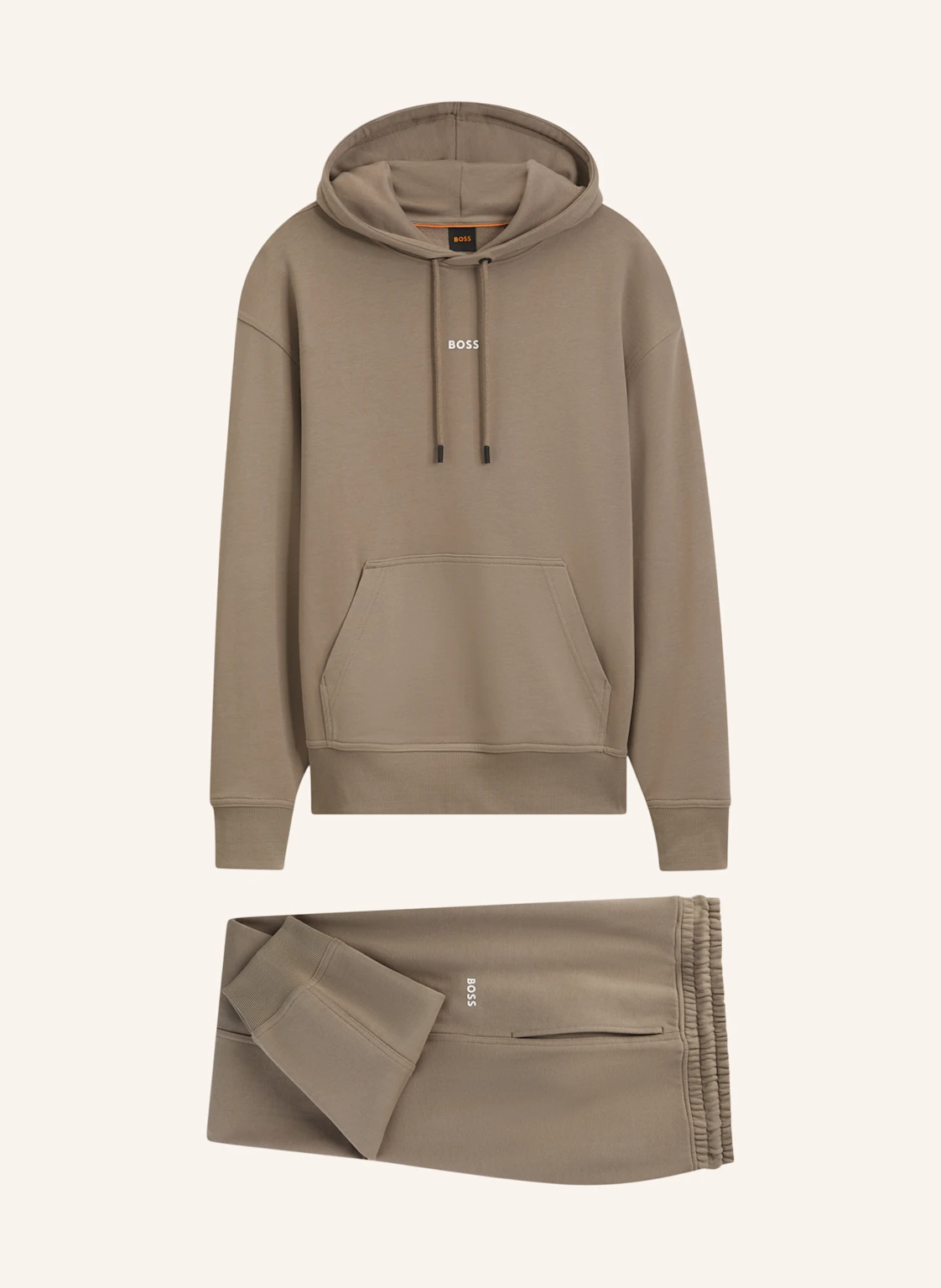 BOSS Sweatshirt TRACKSUITWESMALLHOOD Regular Fit