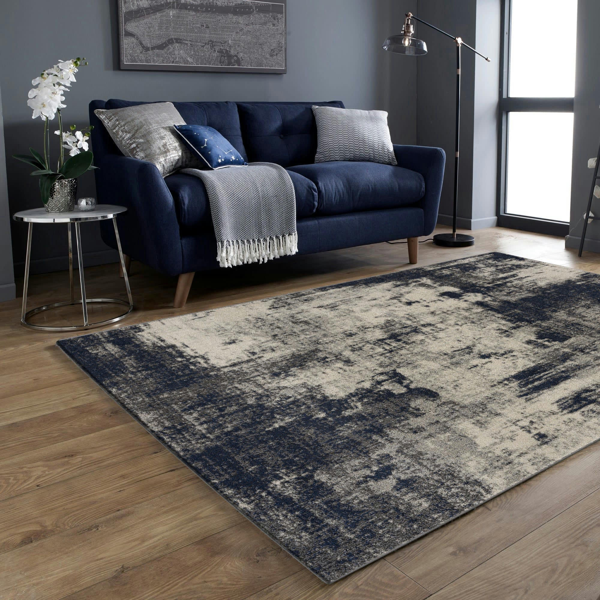 MILAN - Tapis d'inspiration createur taupe 160x230cm