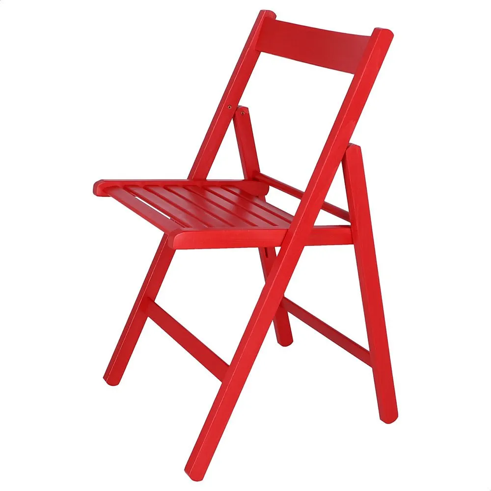 Wellhome Bas chair in beech wood finish 43x47x79 cm