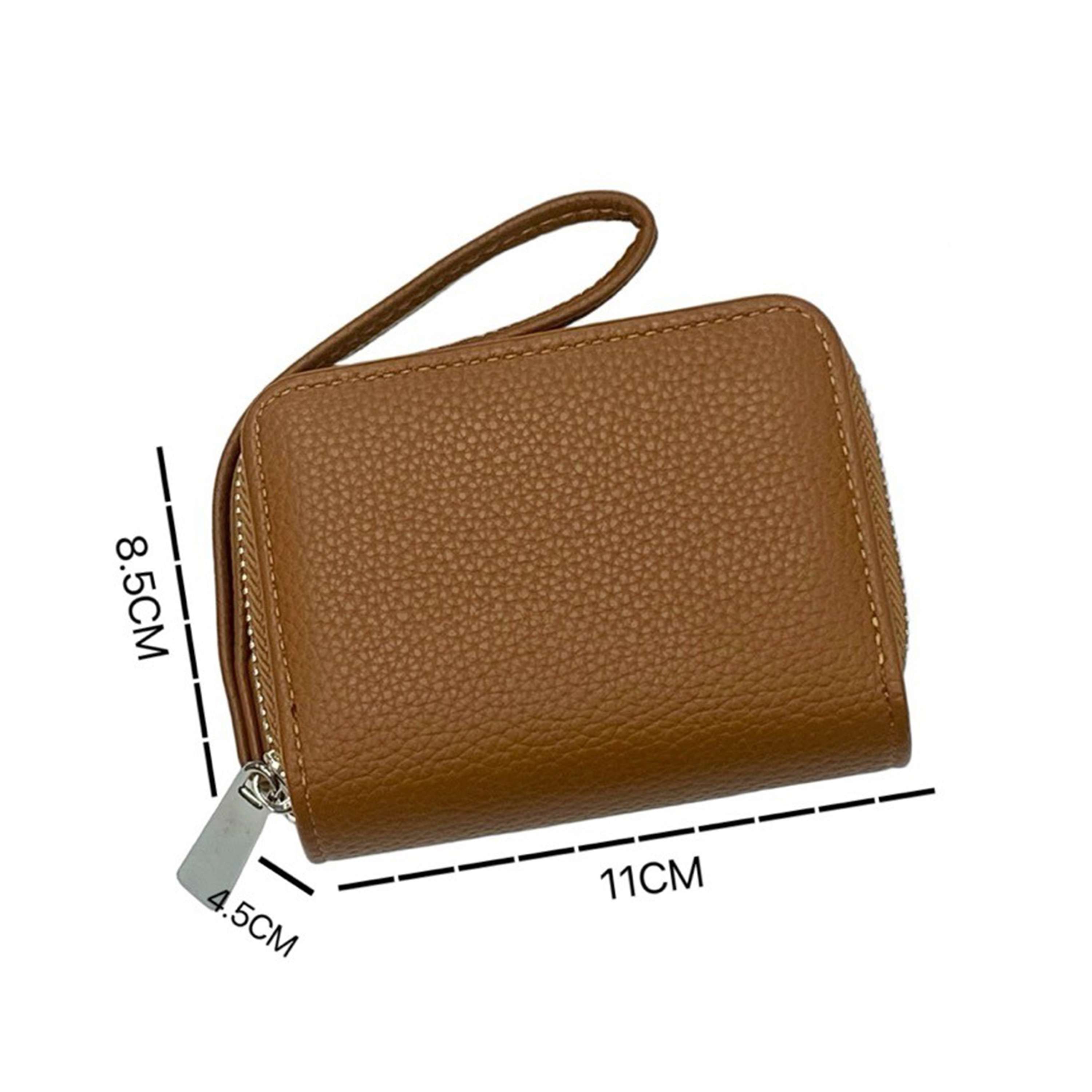 Kitise Mini Accordion Card Holder Purse Organizer Compact Wallet
