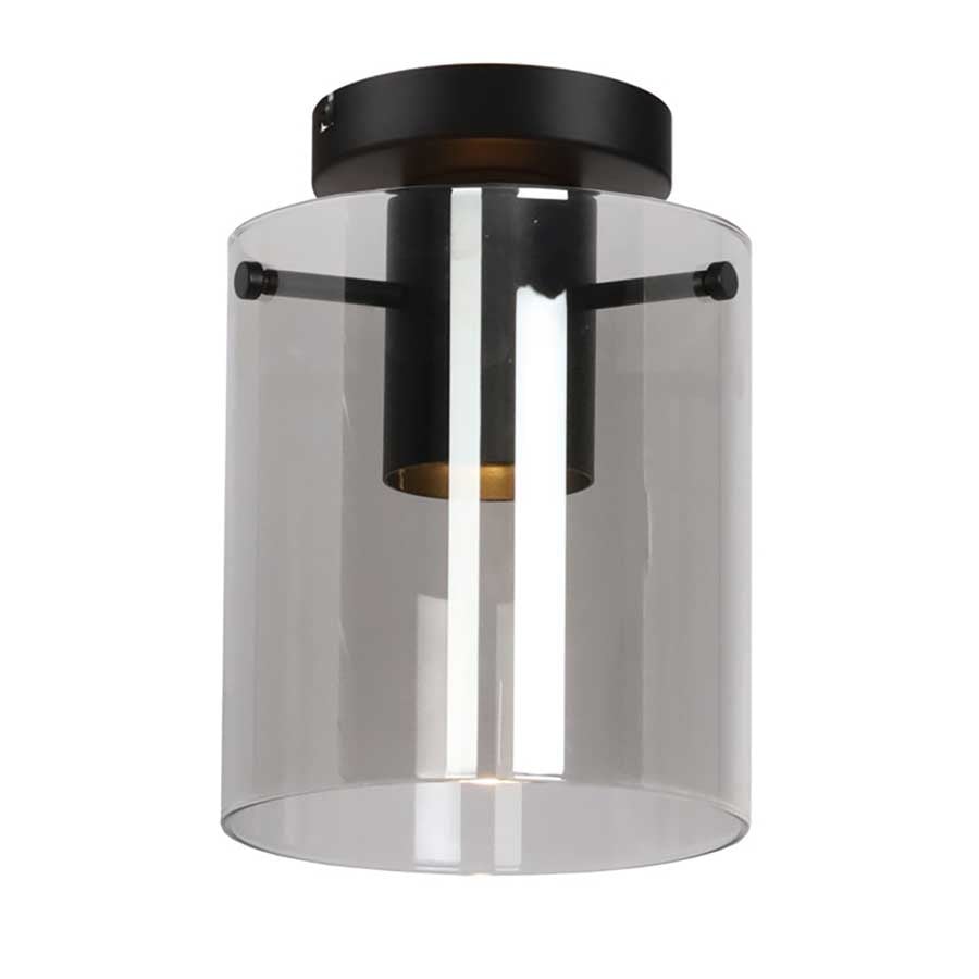 Freelight plafondlamp Interno - 1 lichts - 15 x 24  cm - zwart