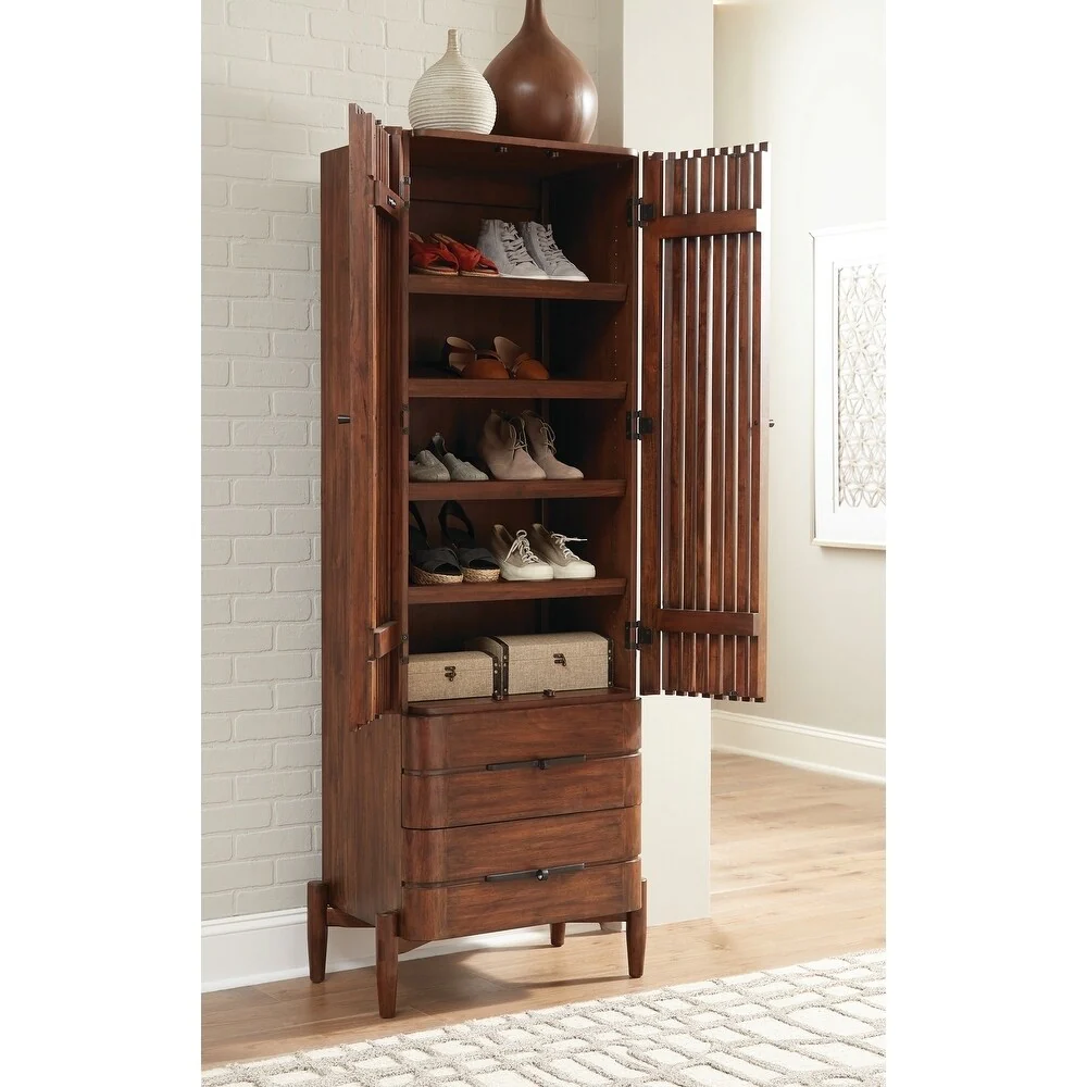 Sommers Desert Teak Shoe Cabinet